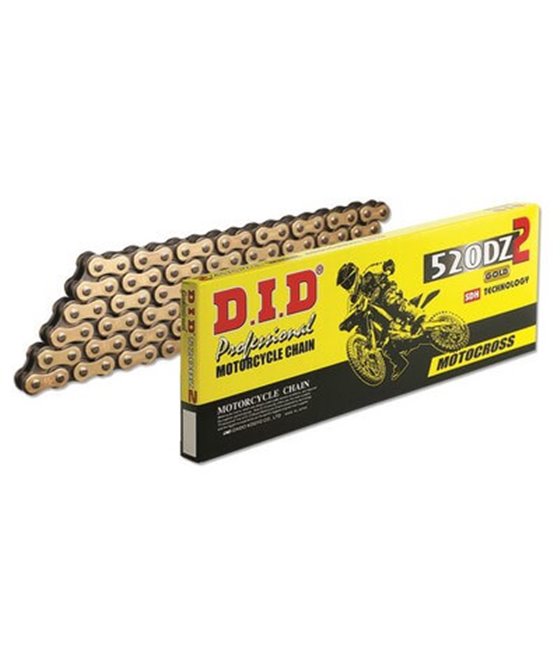 Moto chain DID DZ2 Derbi 659 Mulhacen Cafe 2009 - 2012 gold