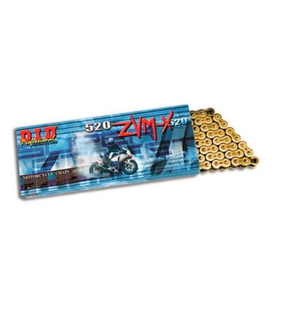 Moto chain DID ZVM-X Derbi 659 Mulhacen Cafe 2009 - 2012 gold