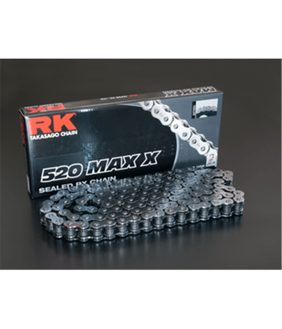 Moto řetěz RK 520 MAX-X 120 článků černý