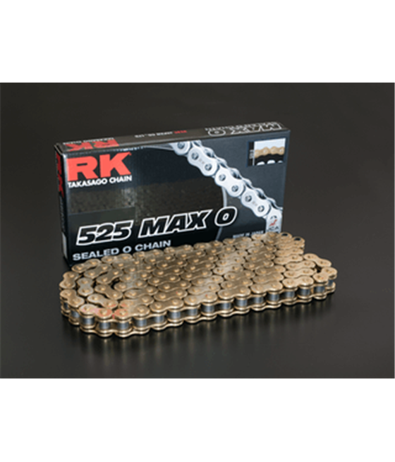 Moto reťaz RK 525 MAX-O 108 článkov zlatý