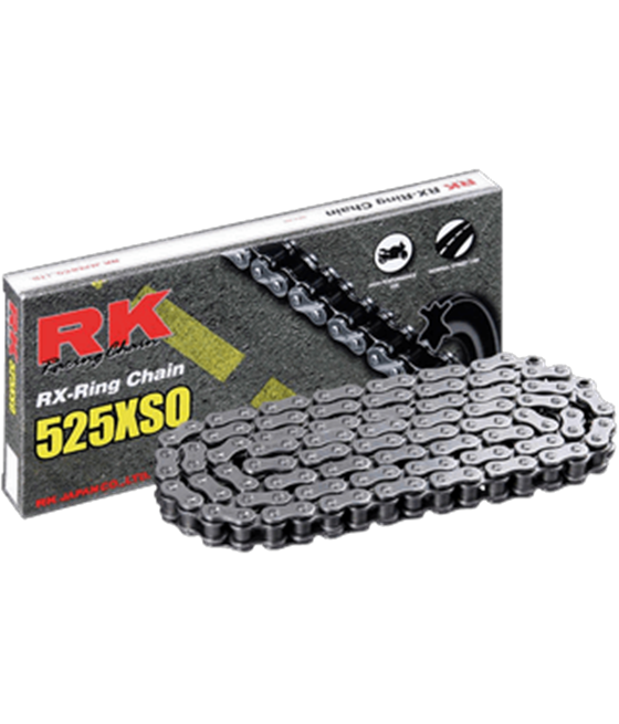 Moto řetěz RK 525 XSO 112 článků černý