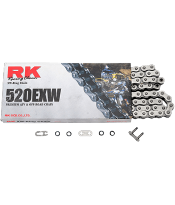 Motorradkette RK EXW Honda ATC 200 X 1986 - 1987 WX-Ring schwarz