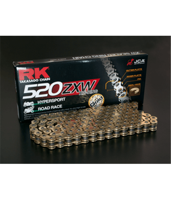 Moto řetěz RK ZXW BMW G 450 X K16 2010 - 2011 XW-Kroužek zlatý