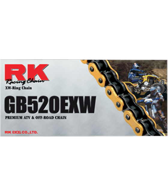 Moto řetěz RK EXW Triumph 865 Scrambler 2016 - 2017 WX-Kroužek zlatý