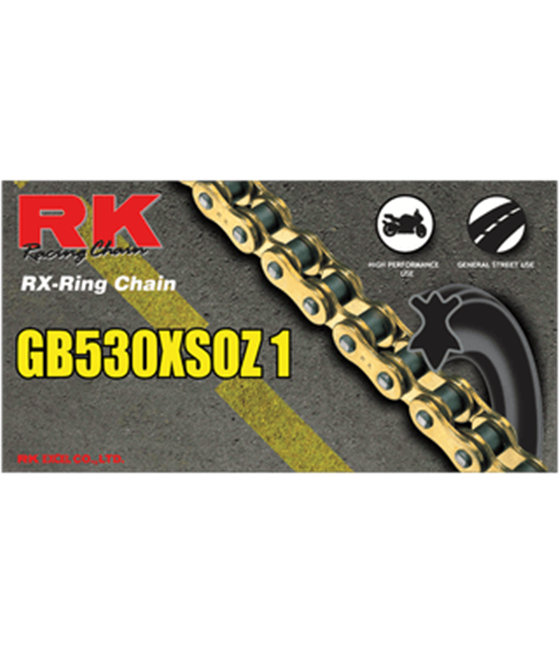 Motorradkette RK XSOZ1 Triumph 900 Trident 1991 - 1998 golden