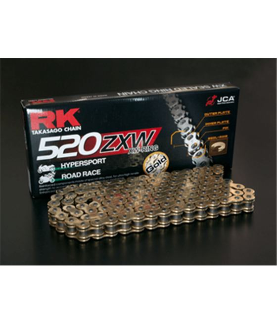 Moto řetěz RK ZXW Beta 200 RR Enduro 2019 - 2020 XW-Kroužek zlatý