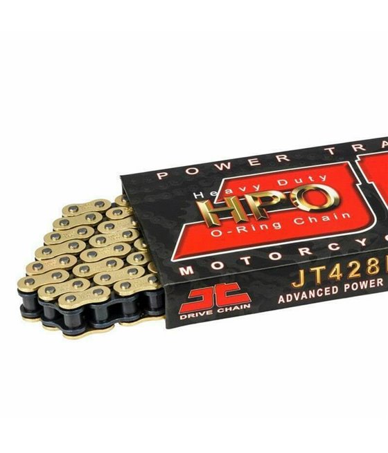 Moto řetěz JT Chain HPO Gilera 125 RRT Nebraska 1987 O-Kroužek zlatý