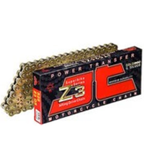 Moto reťaz JT Chain Z3 Kawasaki KXT 250 Tecate 1984 - 1985 X-Kroužek zlatý