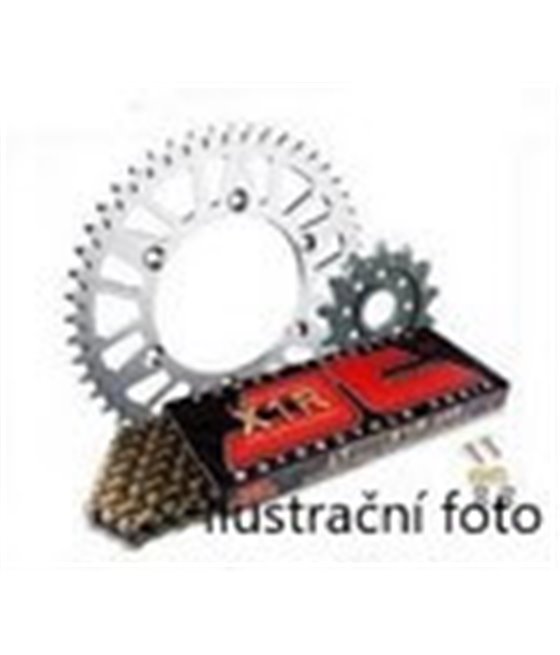 Reťazová sada JT Chain Rieju 50 MRT Pro 2009 - 2010 čierna
