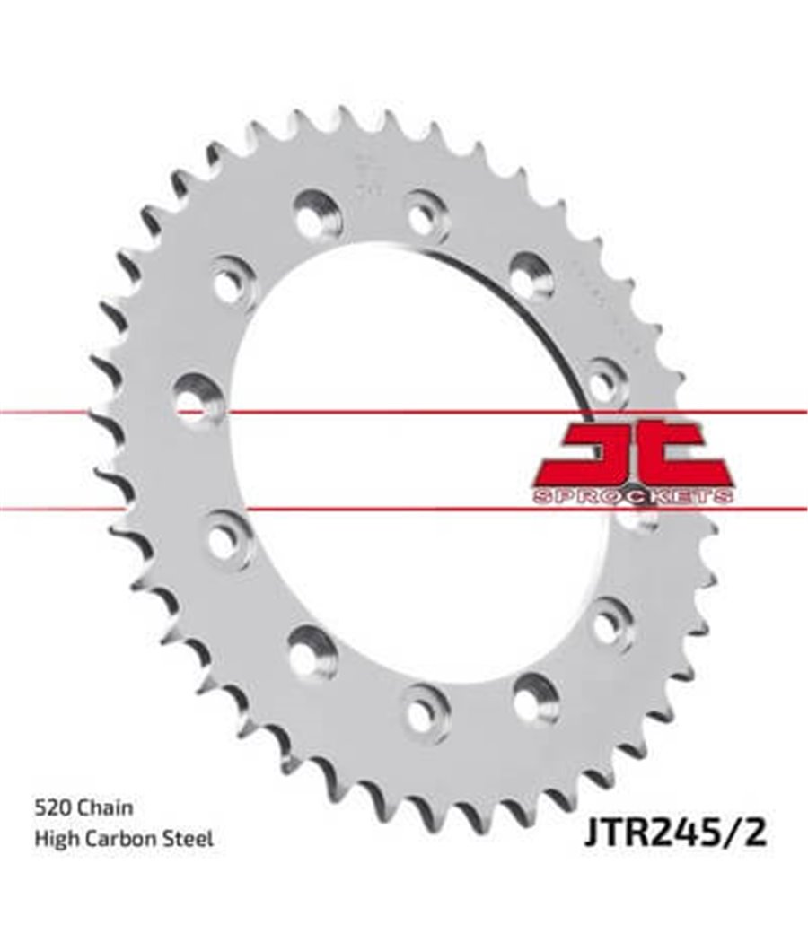 Rear sprockets Steel JTR245/2 38 tooth 